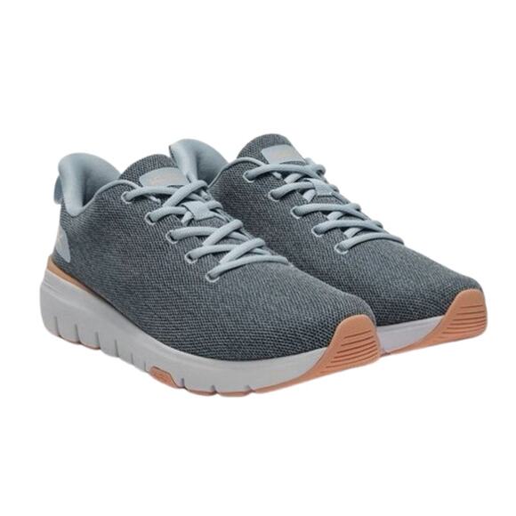 KURU Womens Flex Via Sneakers Size 11.5 Mist Blue Apricot Athletic Shoes NIB